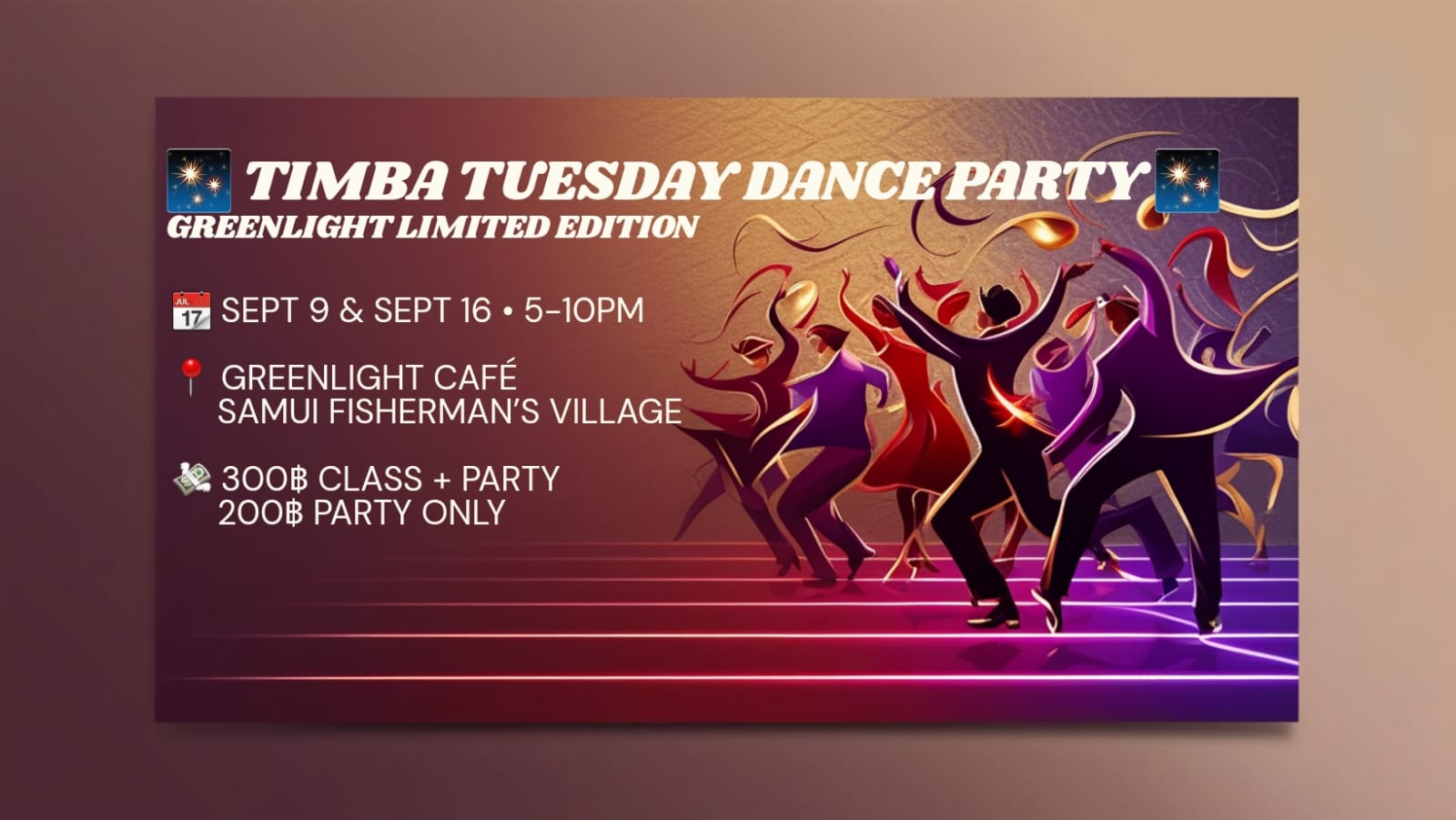 TIMBA TUESDAYS SALSA & BACHATA PARTY!