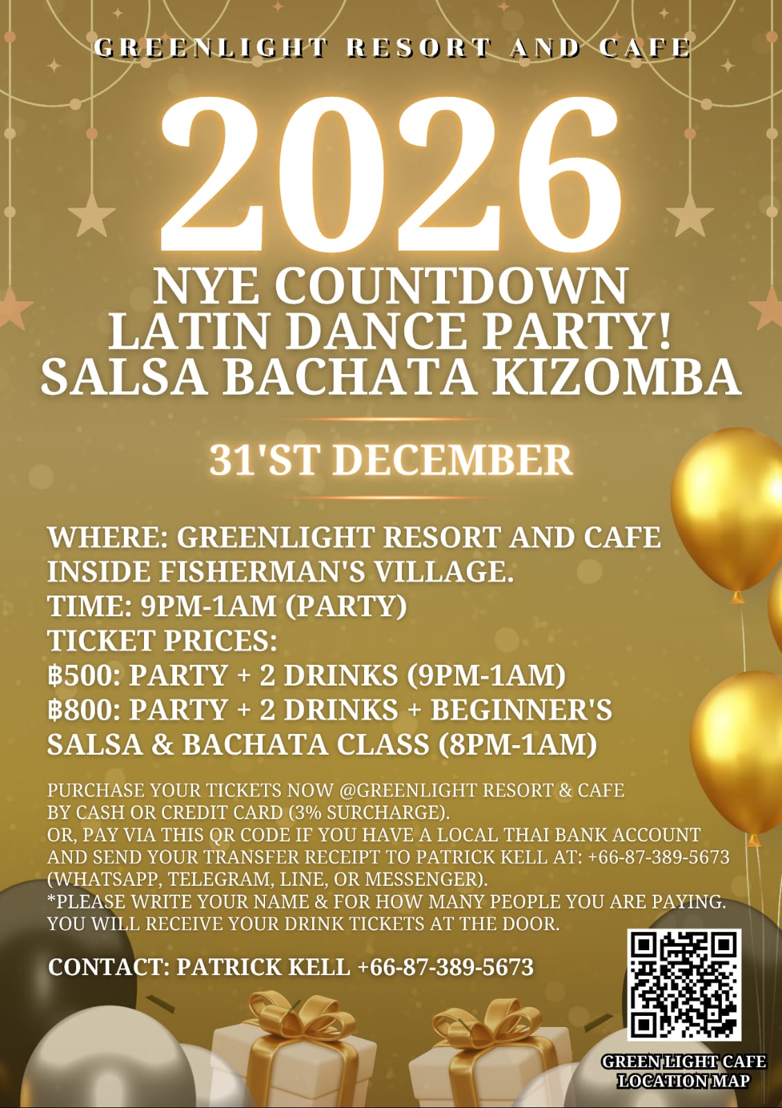 NYE 2026 Countdown Latin Dance Party